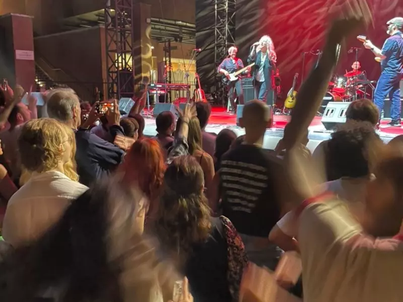 Crowd at Patti Smith Concert Parco della Musica in Rome