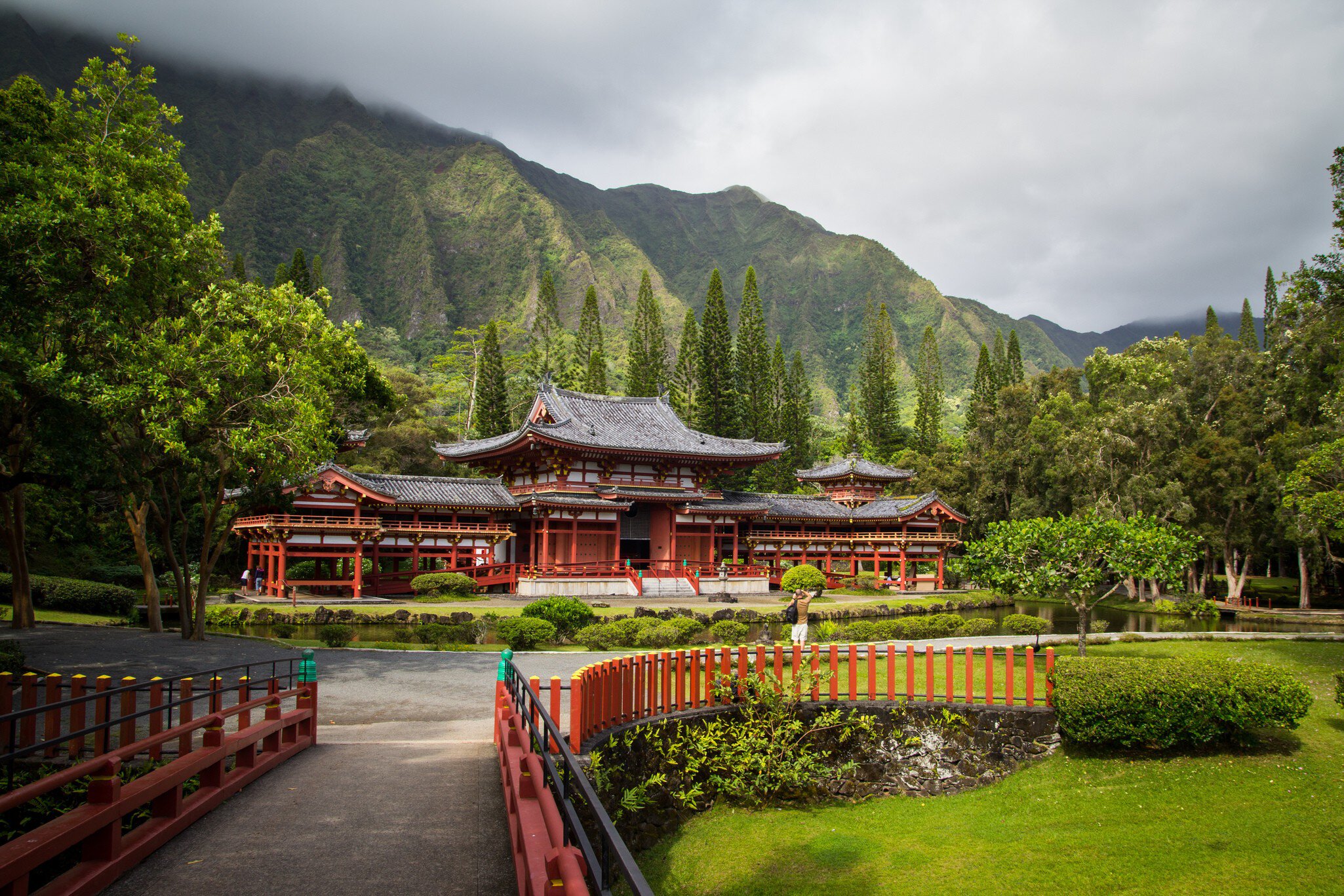 Byodo-in temple, Kaneohe, Hawaii, USA