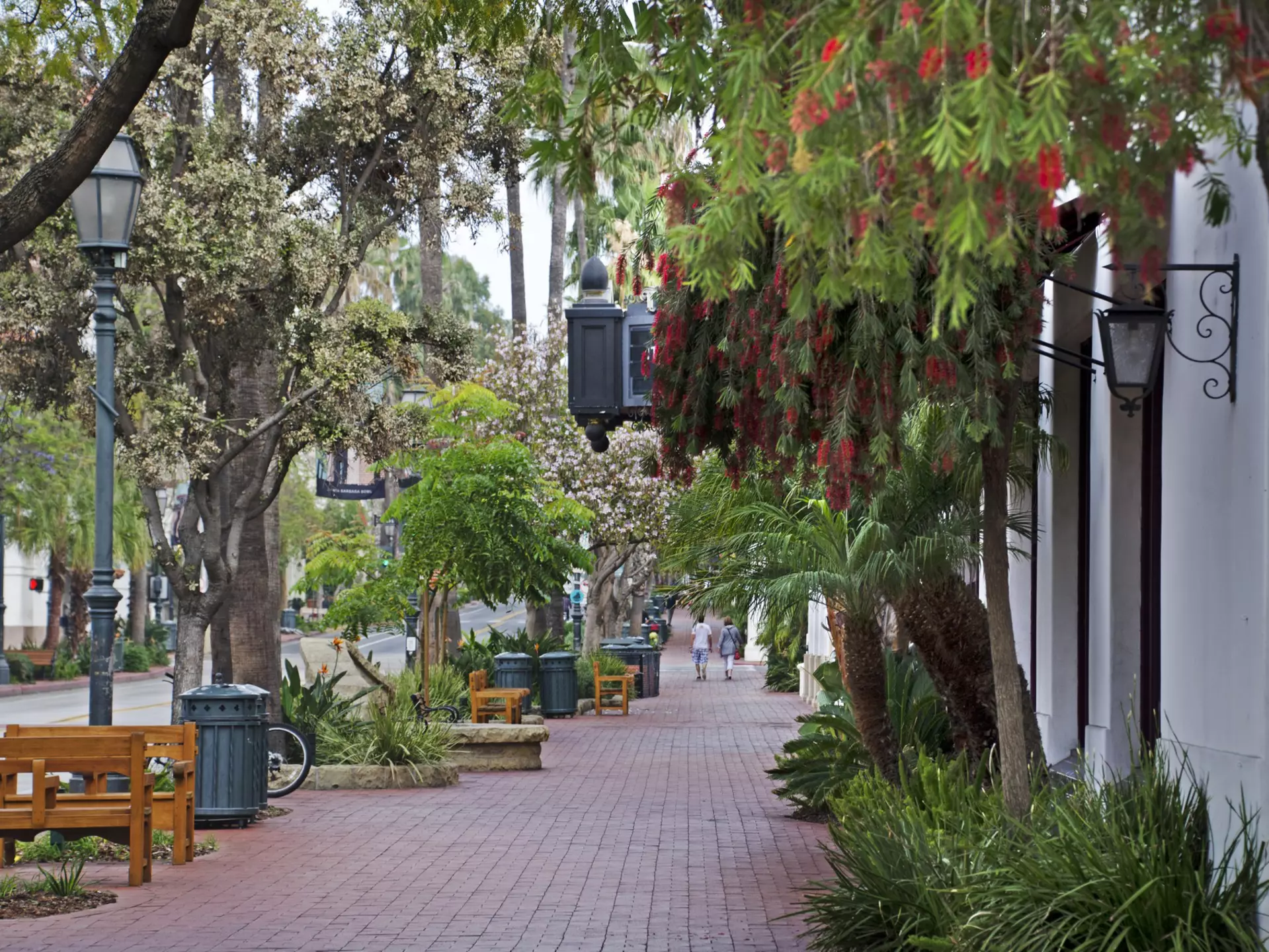 Architecture of downtown Santa Barbara