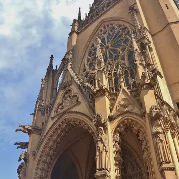 gothic cathedral Saint Étienne against sky in french city Metz; Shutterstock ID 2220886635; your: Sloane Tucker; gl: 65050; netsuite: Online Editorial; full: POI