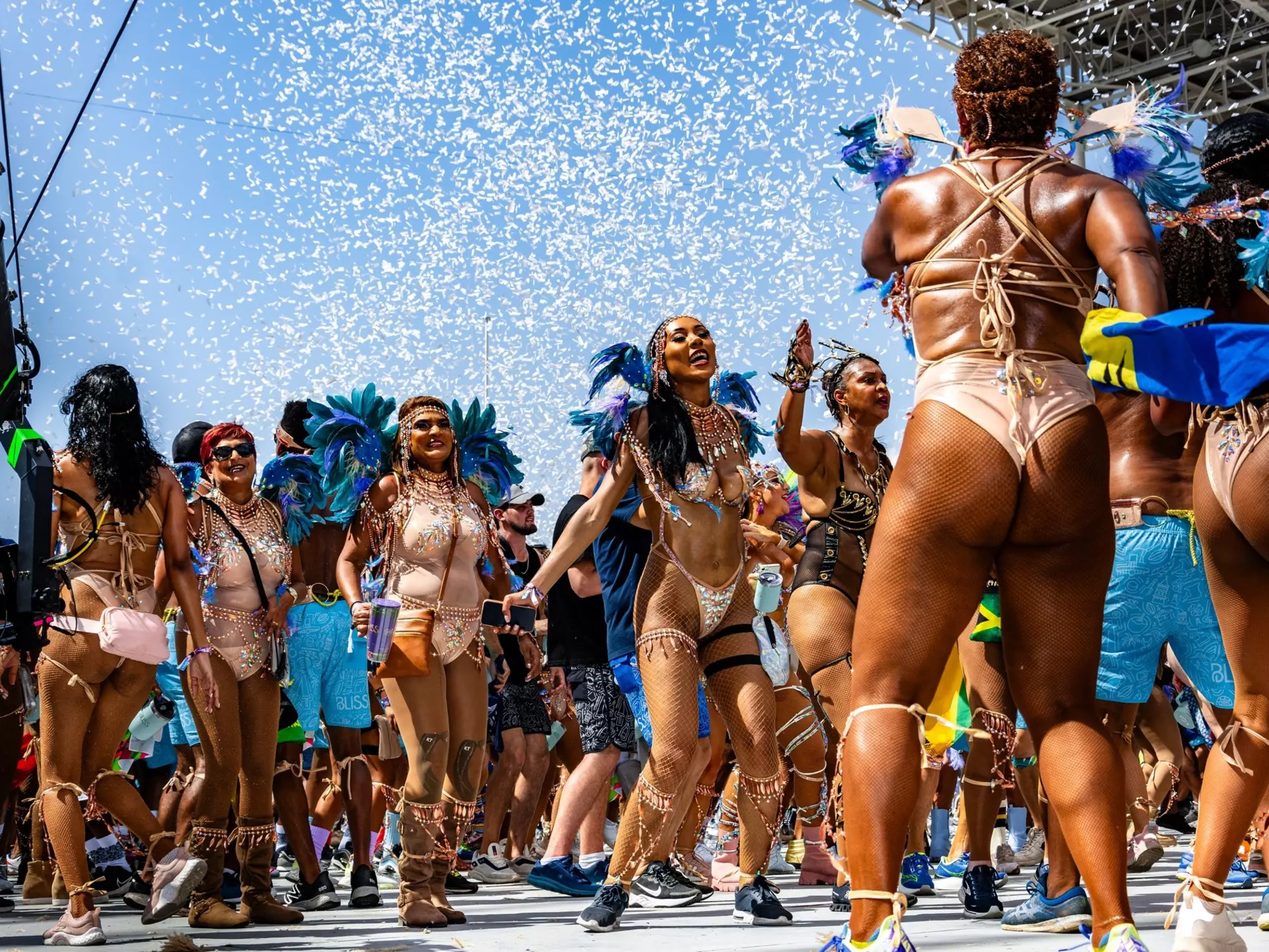 Carnival in Trinidad and Tobago. John de la Bastide/Shutterstock
