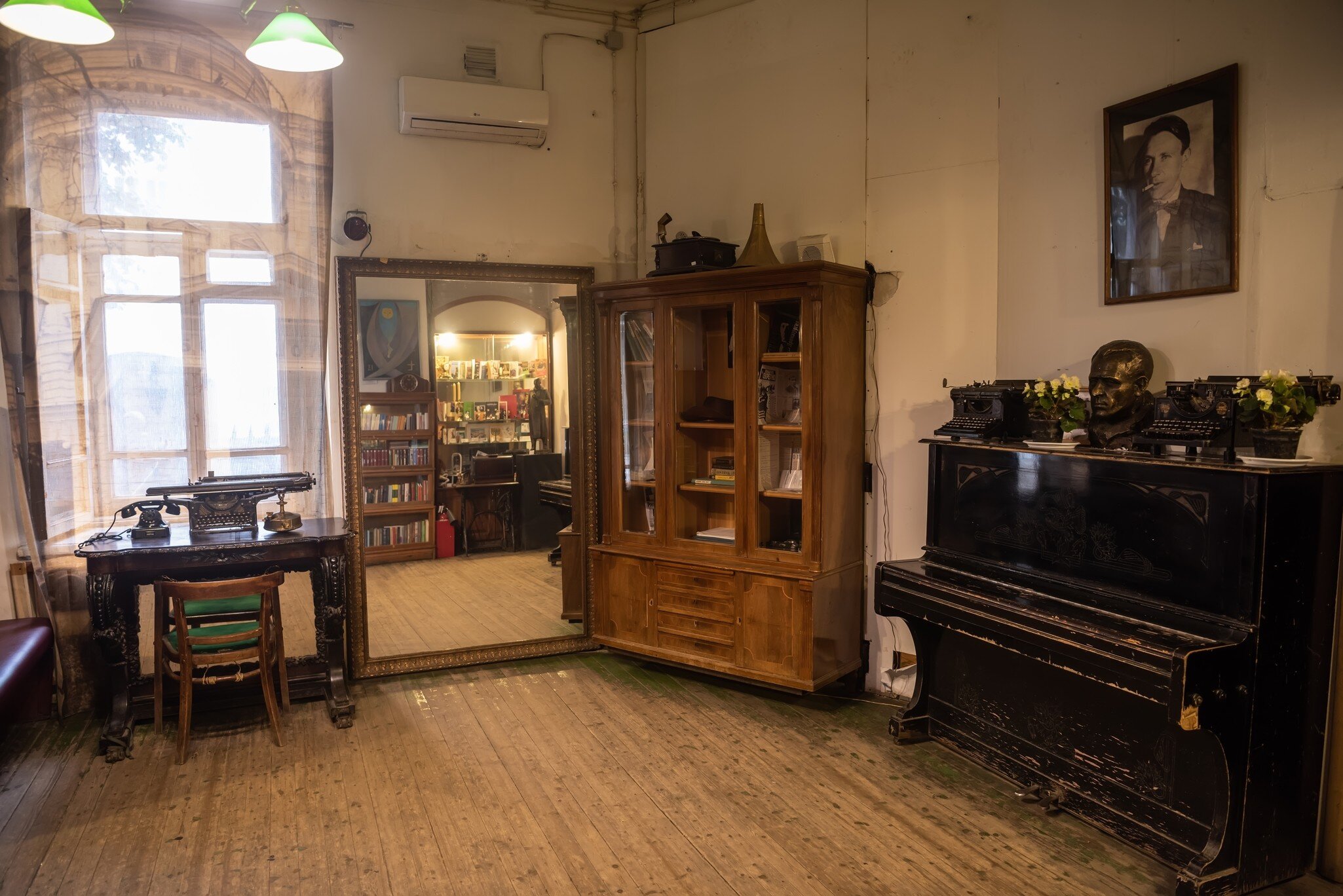 Moscow, Russia – June 6, 2018. Interior view of a room at Bulgakov House Museum at 10 Bolshaya Sadovaya Street in Moscow. This is the building where the Soviet writer Mikhail Bulgakov used to live; Shutterstock ID 2252023553;