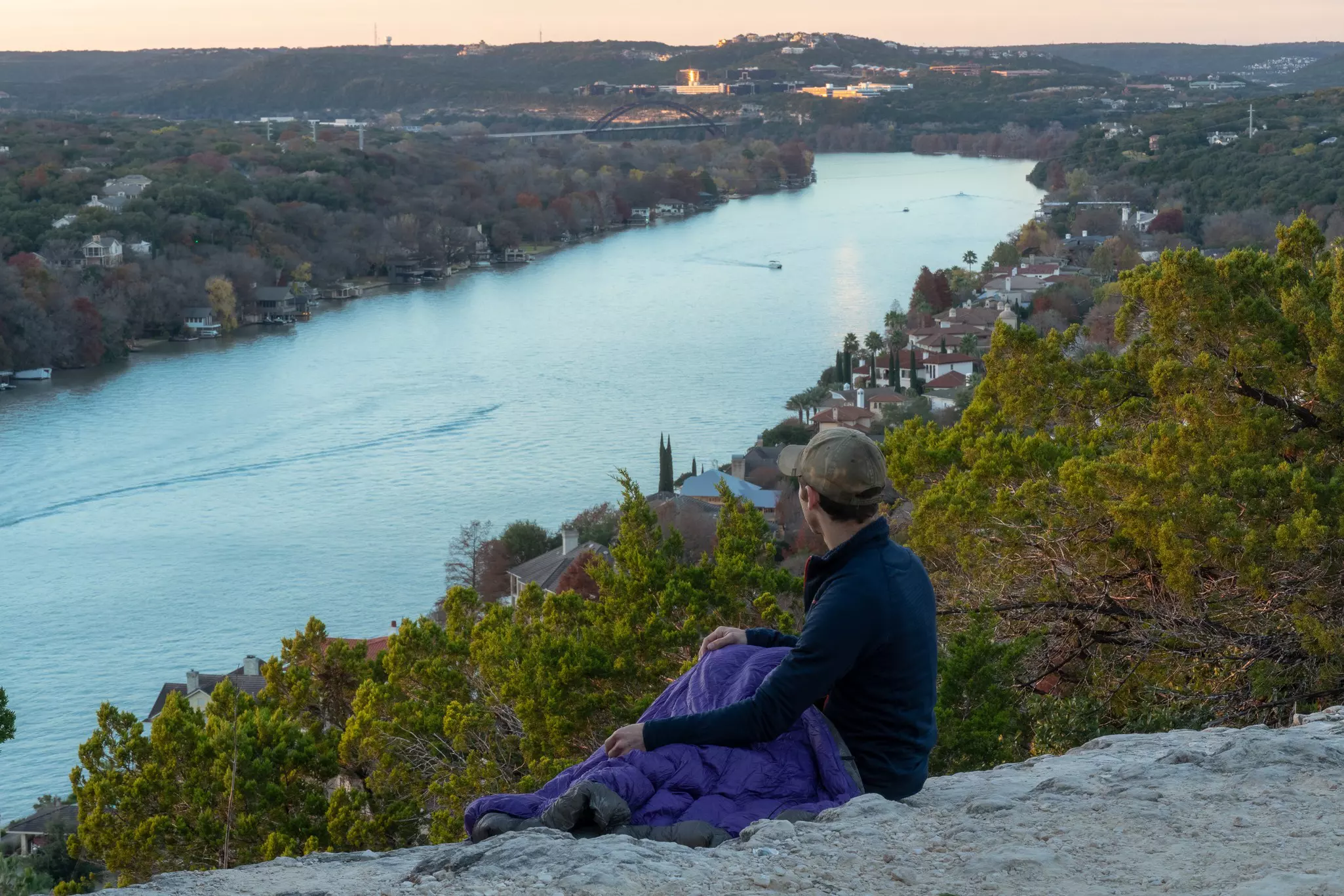 Soak up the views of Austin from the top of Mt Bonnell © scottiebumich / Getty Images