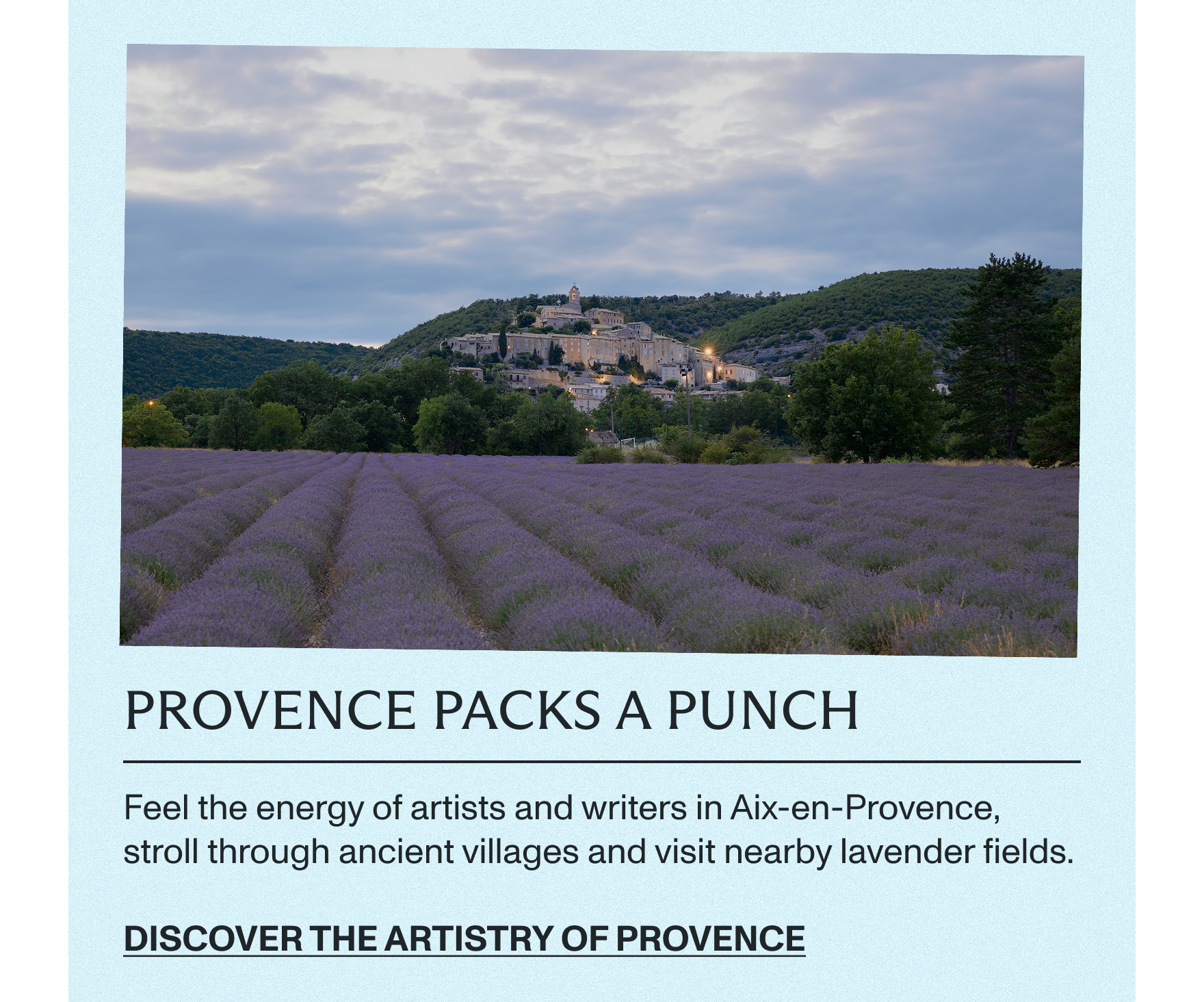 Provence packs a punch