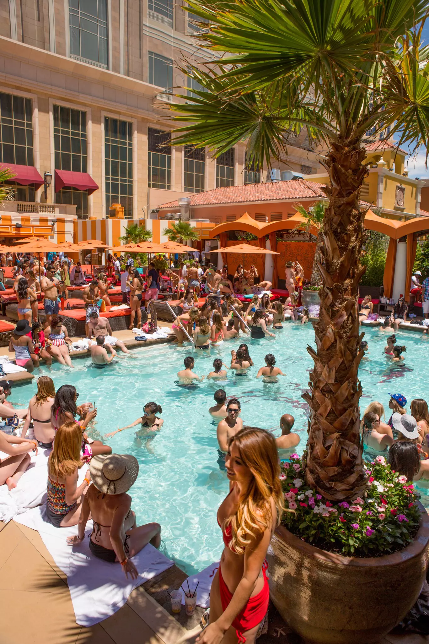 Memorial Day weekend pool party, Tao Beach, at the Venetian.