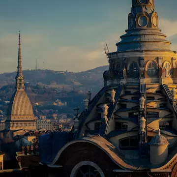 The Cappella della Sacra Sindone and Mole Antonelliana domes in Turin. Hari Seldon/Shutterstock