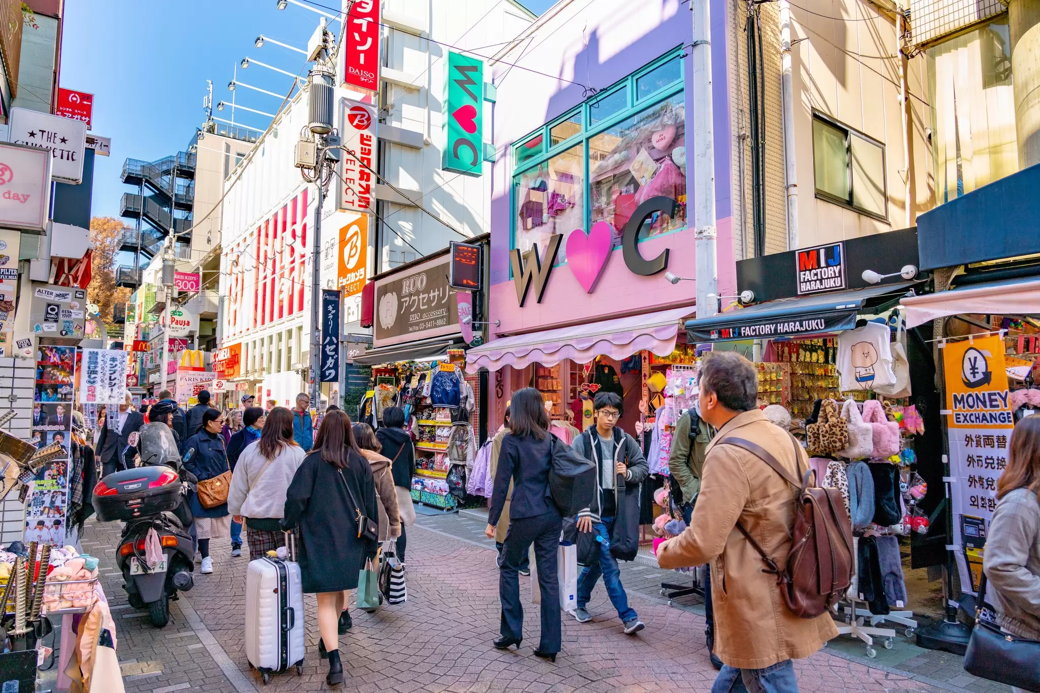 Takeshita-dōri in Harajuku. ItzaVU/Shutterstock