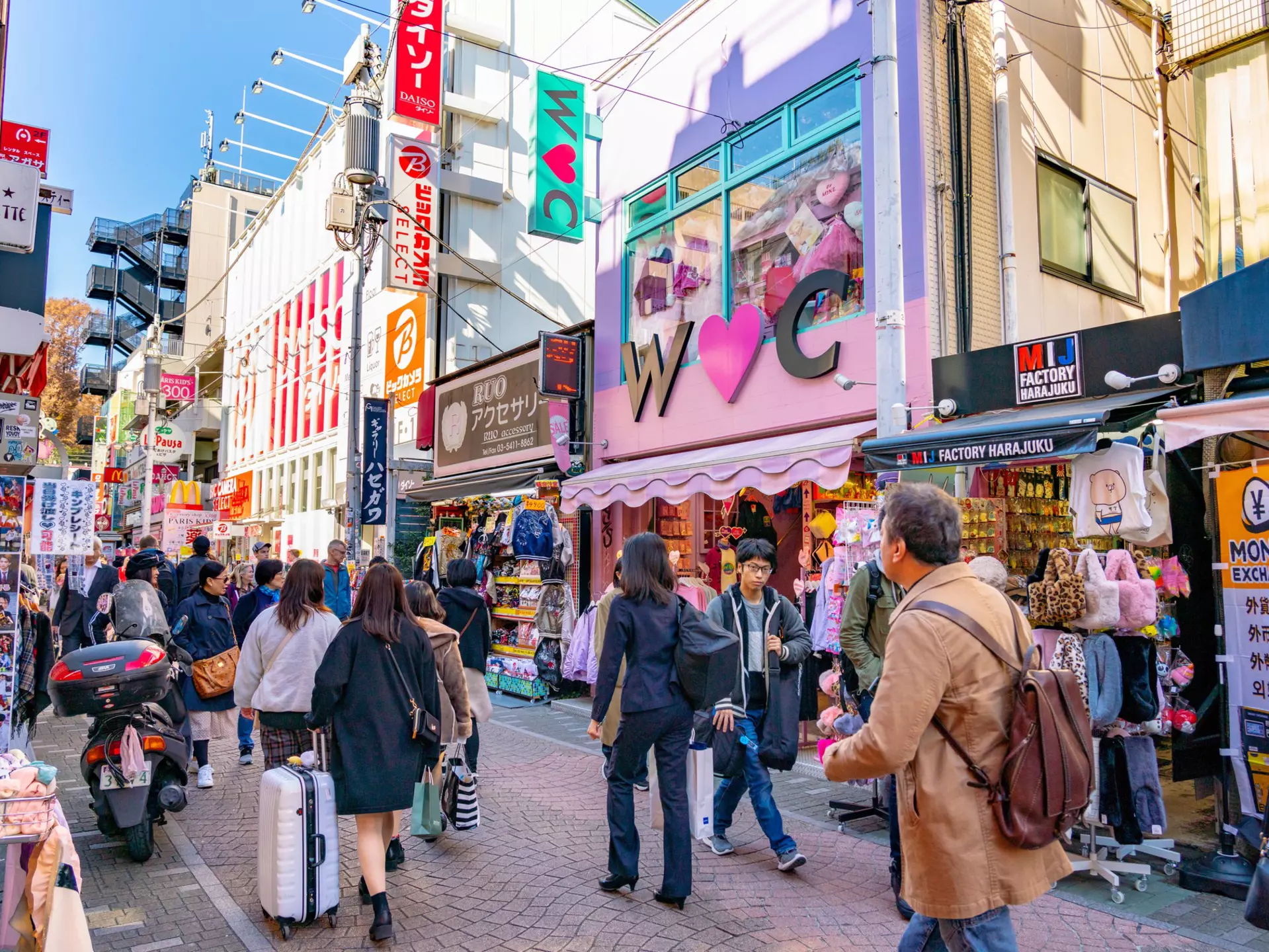 Takeshita-dōri in Harajuku. ItzaVU/Shutterstock