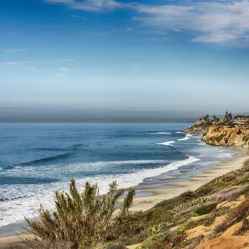 Stretch of beach in the northern portion of coastal San Diego County in the city of Carlsbad.
1169181689