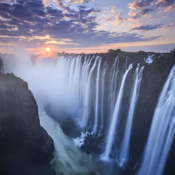 500px Photo ID: 159420727 - Victoria Falls at sunset, Zambia