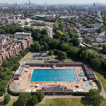 Parliament Hill Lido, London. Yui Mok/PA Images/Getty Images