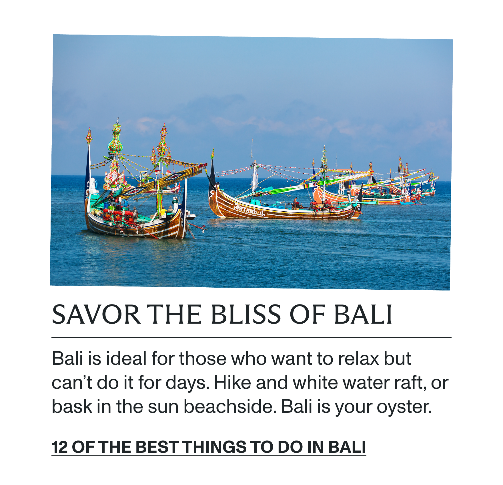 12 of the best things to do in Bali