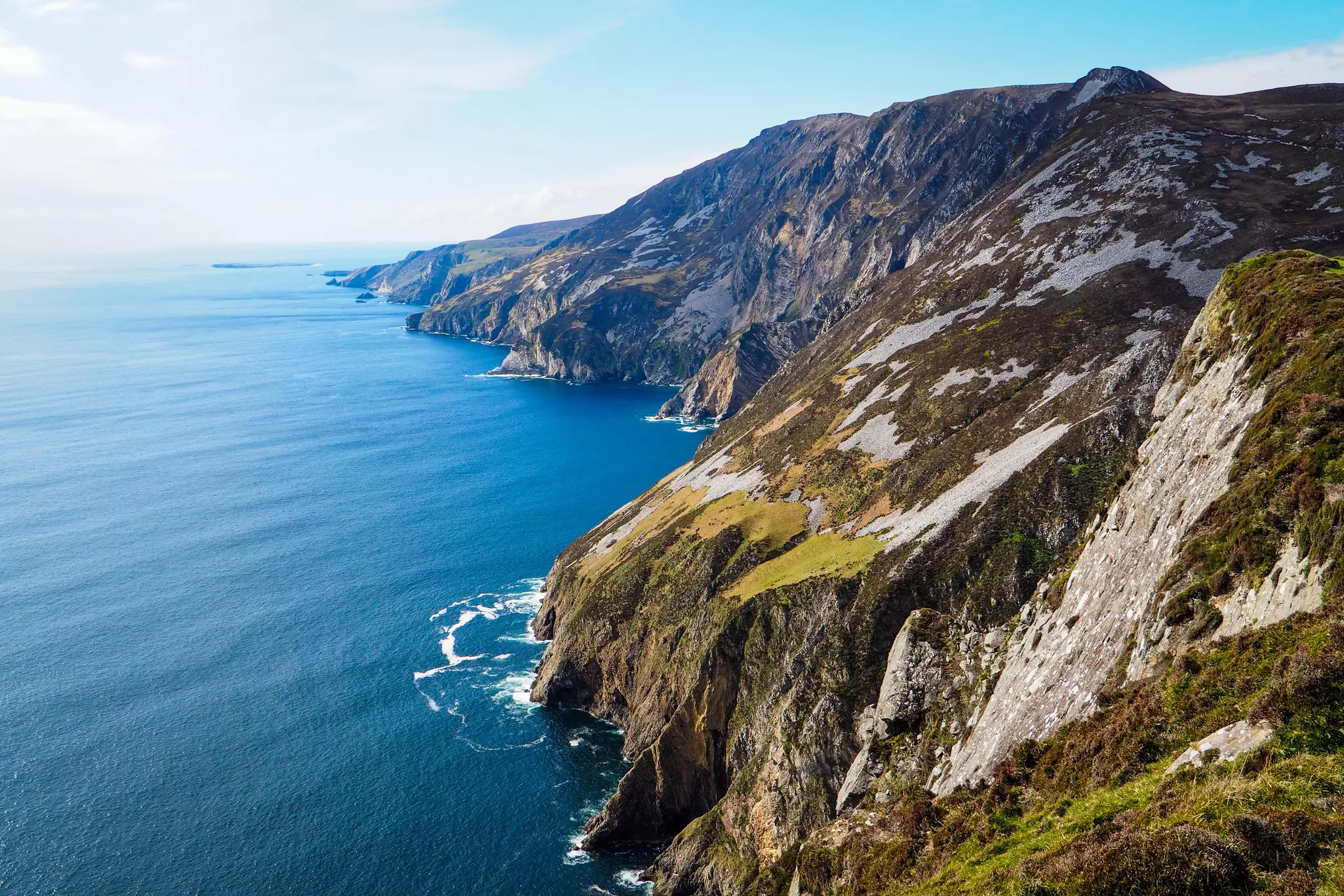 Ireland's Slieve League sea cliffs