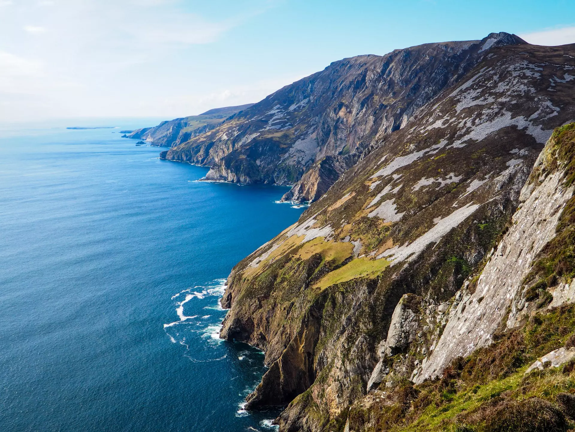 Ireland's Slieve League sea cliffs