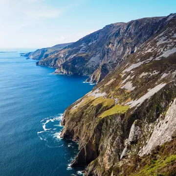 Ireland's Slieve League sea cliffs