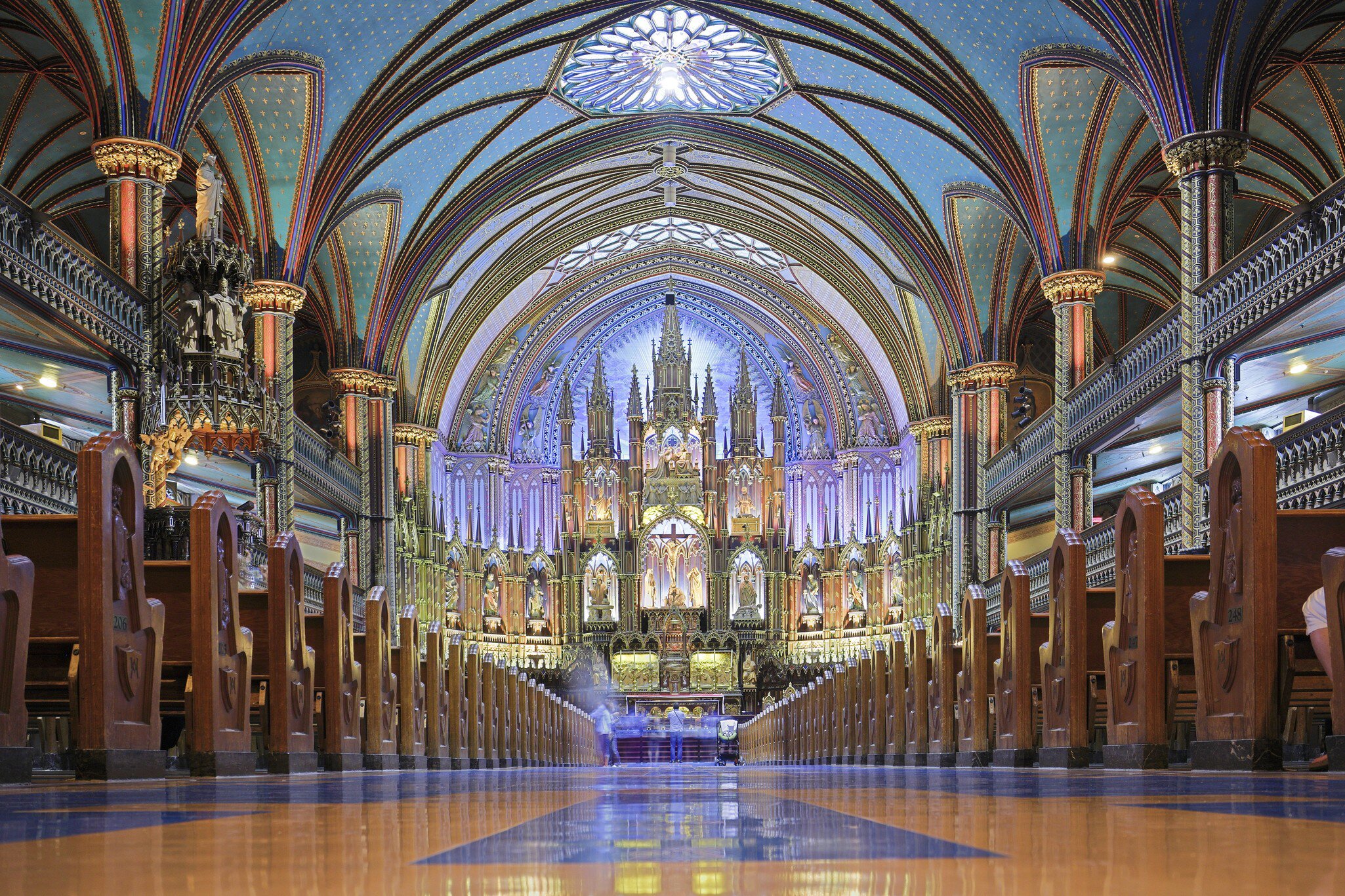 Notre Dame Basilica (Montreal, Canada).