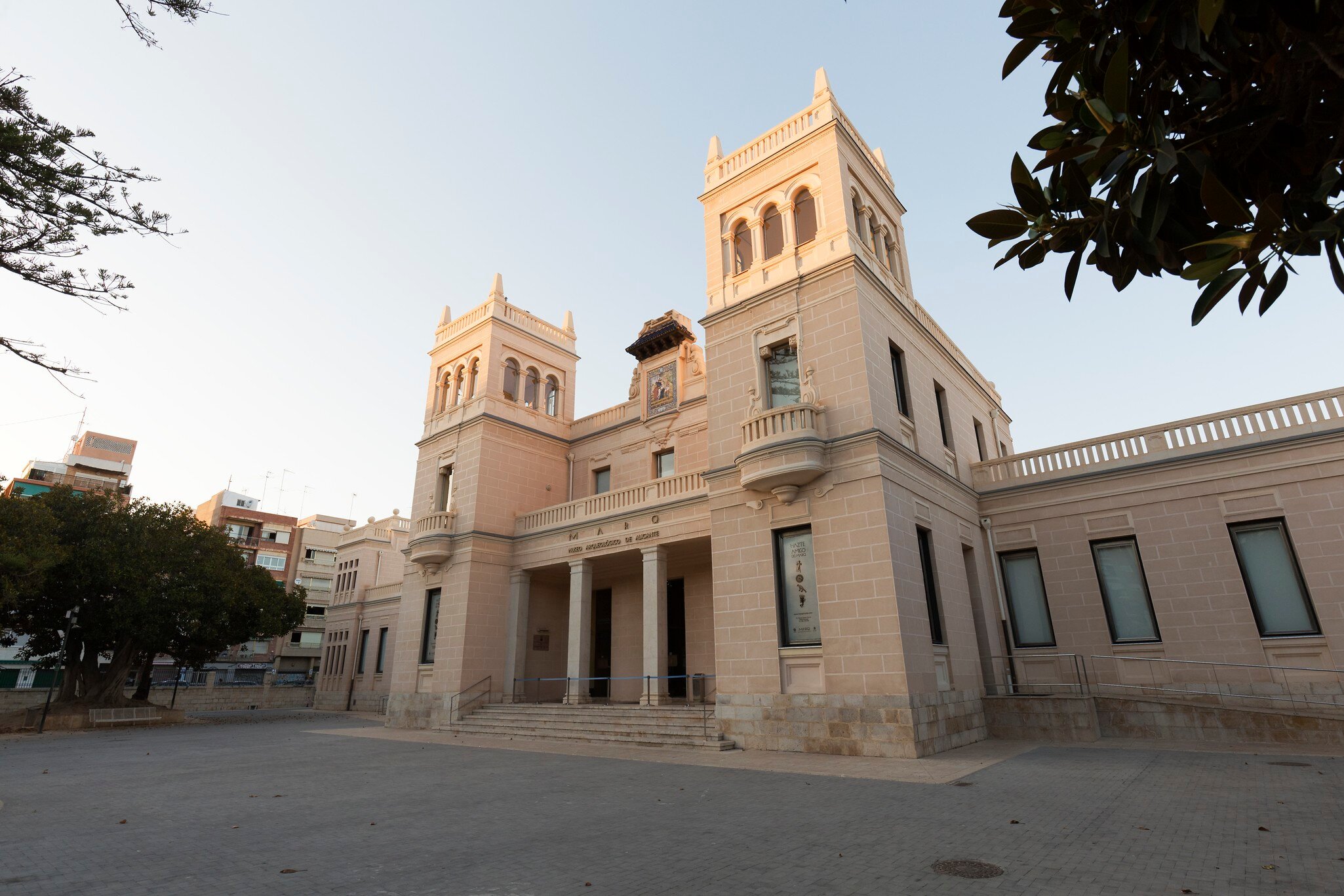Alicante, Spain. July 10, 2017: Archaeological museum of the city of Alicante, in the Valencian community, Spain.