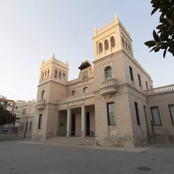 Alicante, Spain. July 10, 2017: Archaeological museum of the city of Alicante, in the Valencian community, Spain.