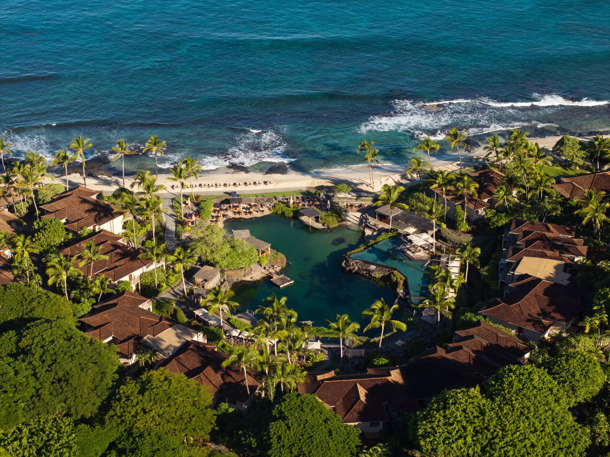 Four Seasons Hualalai - King's Pond Aerial View