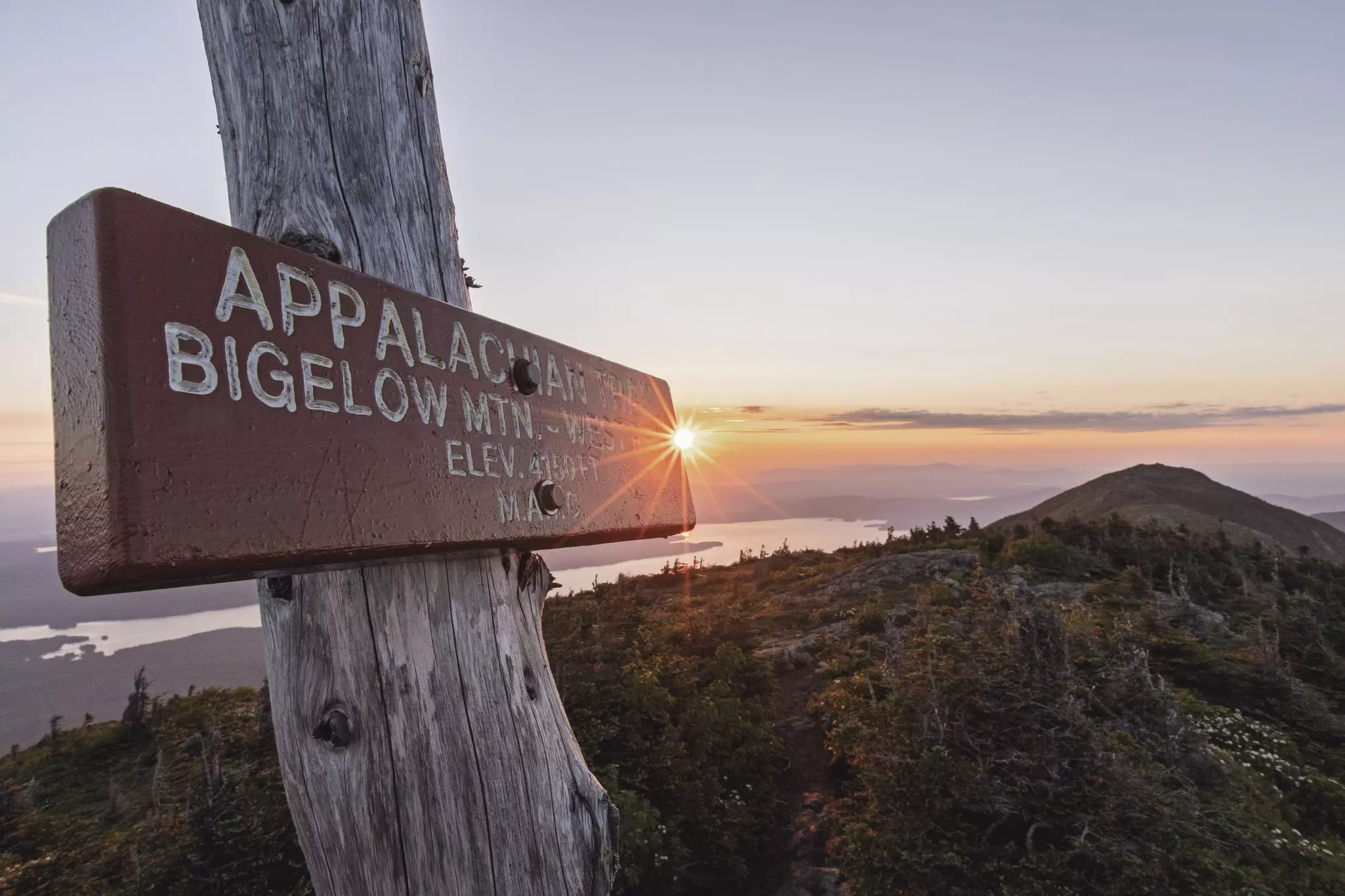 Bigelow Mountain on the Appalachian Trail is ideal for experienced hikers © Cavan Images / Getty Images