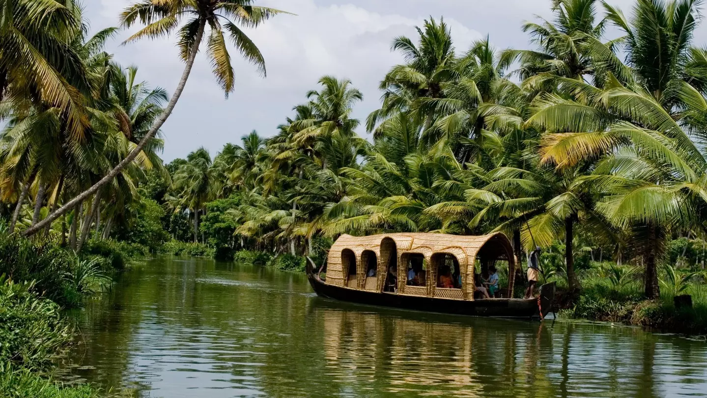 Kerala houseboat on the backwaters