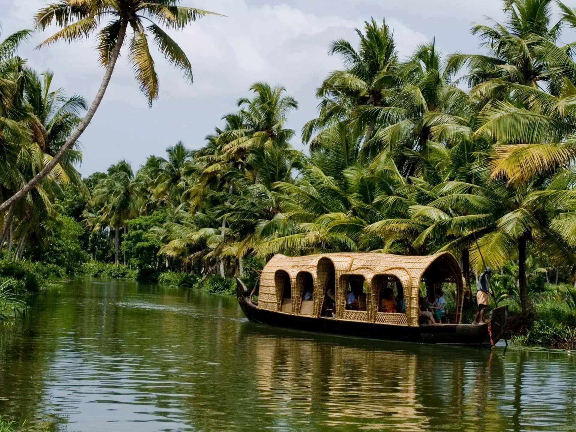 Kerala houseboat on the backwaters