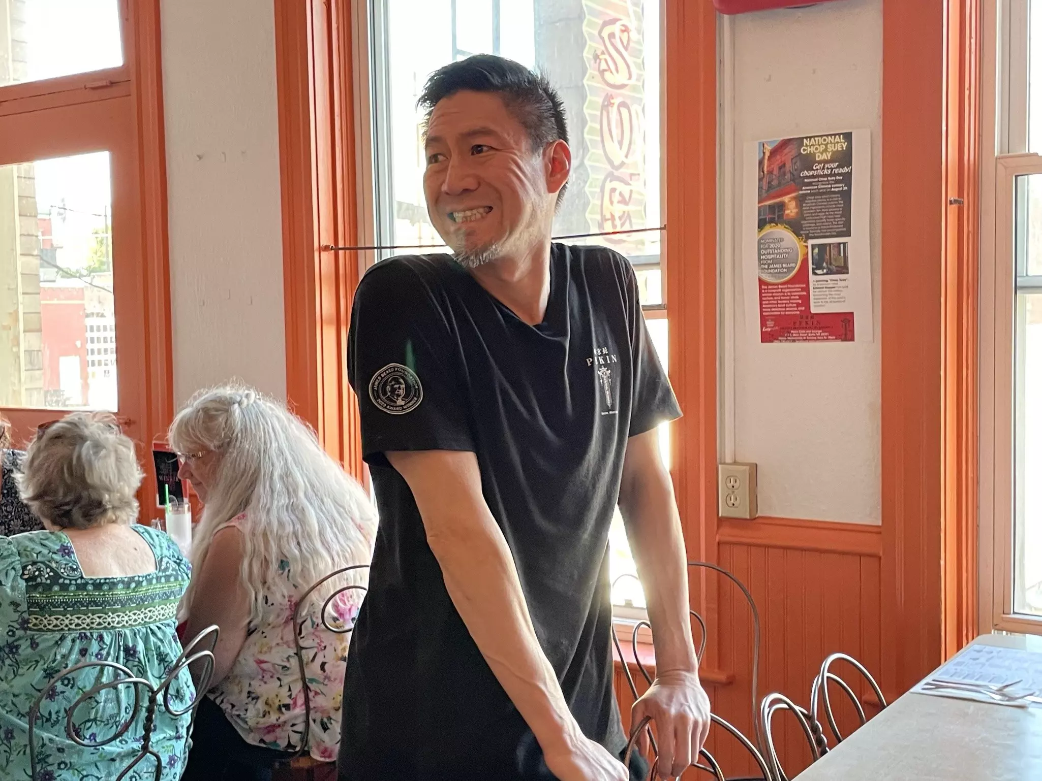 Jerry Tam, the fifth generation owner of Pekin Noodle Parlor in Butte, Montana © Matt Paco / Lonely Planet