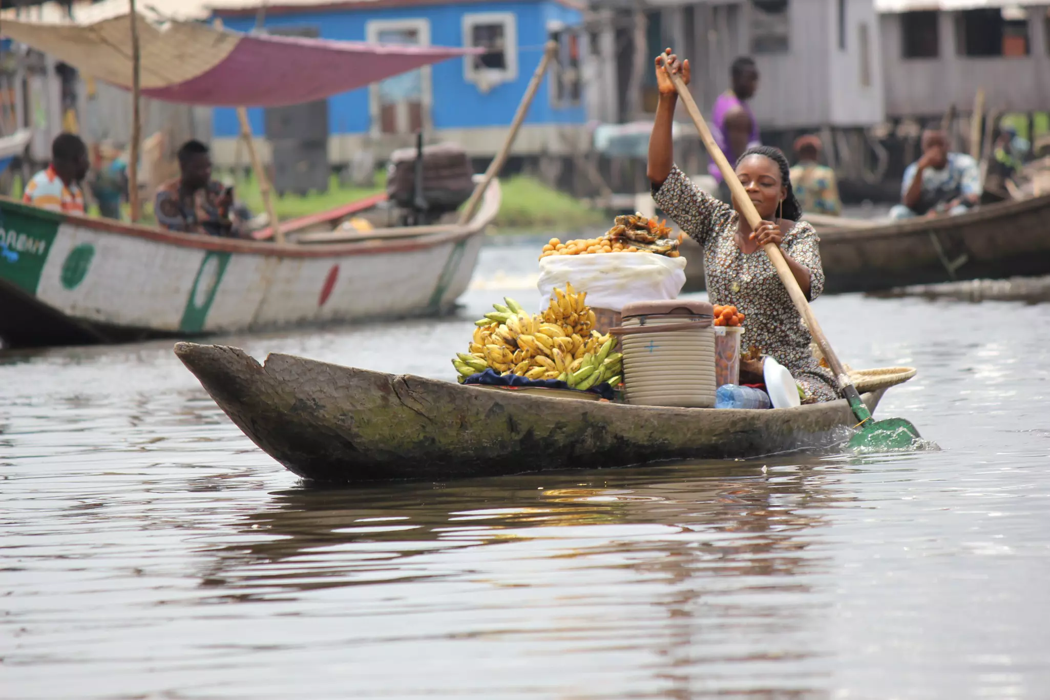 Ganvié is the best place to see Lake Nokoué from in Benin © Jason Odje / Getty Images