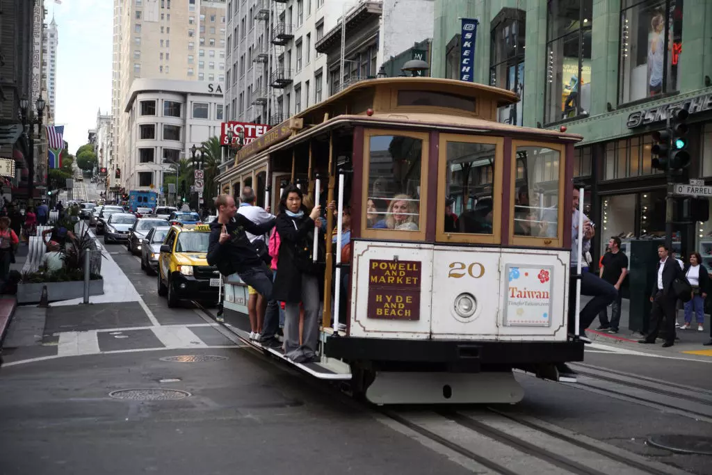 Streetcars, bus and cable cars in San Francisco are interchangeably referred to as