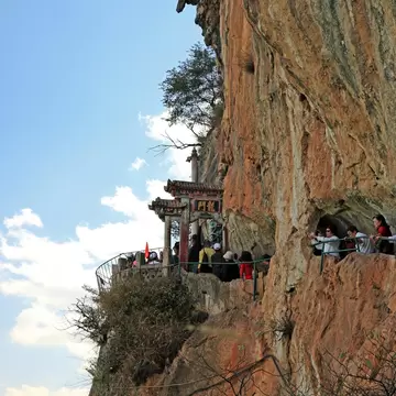 KUNMING, CHINA - OCTOBER 23: Dragon Gate on West Hill, Kunming  Yunnan Province China on October 23, 2009 in Kunming, China, License Type: media, Download Time: 2025-03-10T19:50:42.000Z, User: dermothegarty77, Editorial: true, purchase_order: 56530 - Guidebooks, job: Global Publishing WIP , client: China 17 , other: Dermot Hegarty