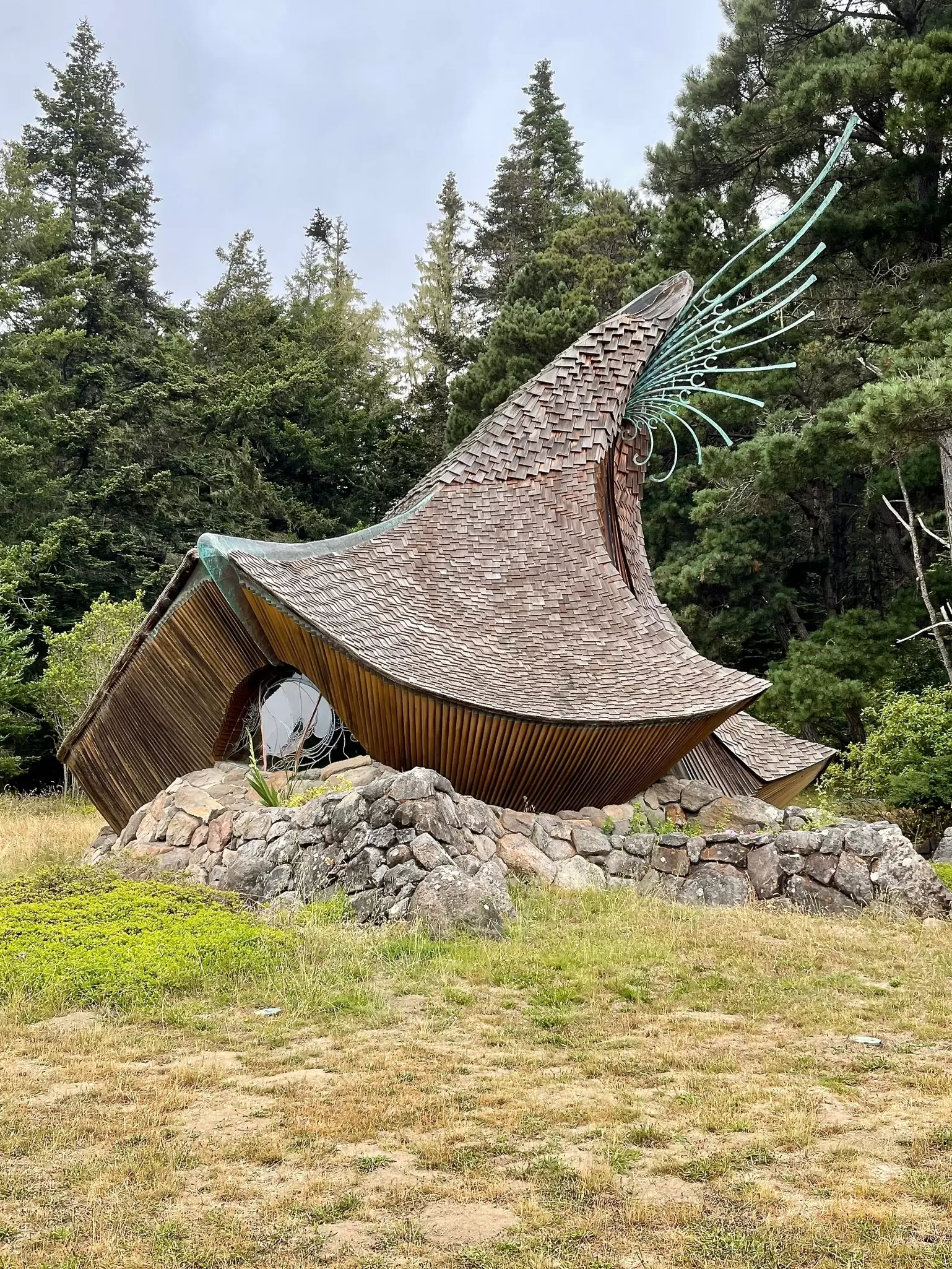 Sea Ranch, CA United States- July 13, 2022: the Sea Ranch Chapel is an unusual architectural landmark created by local artisans using regional materials. A charming place to explore, pray or meditate., License Type: media, Download Time: 2025-11-11T18:06:14.000Z, User: meg3348277, Editorial: true, purchase_order: 56530 - Guidebooks, job: Global Publishing-WIP, client: Lonely Planet 'Journey - Pacific Coast Highway, other: Megan Cassidy