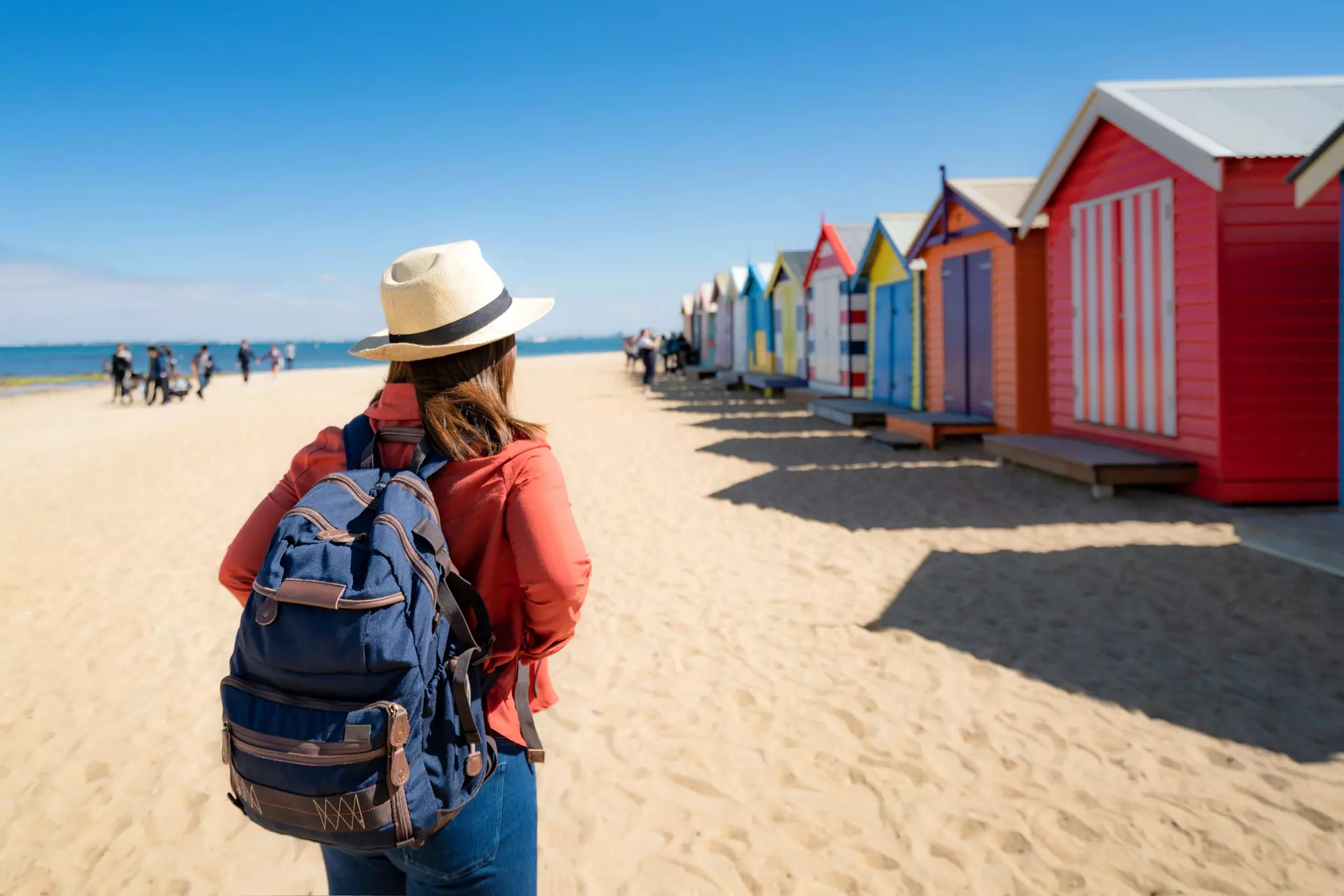 Beautiful Brighton Beach is just a short train ride away from central Melbourne © Prasit Photo / Getty Images