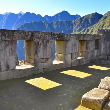 Temple of the Three Windows, Machu Picchu, Peru.