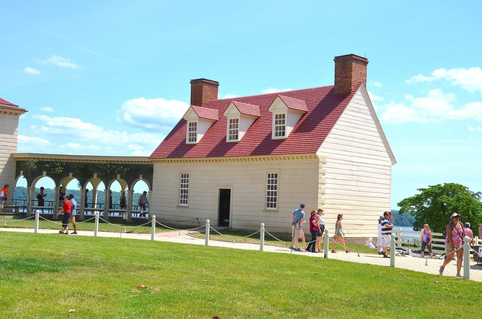 ALEXANDRIA,VA - JUNE 28: George Washington Mount Vernon on June 28, 2014 in Alexandria, VA USA. George Washington Mansion is visited by thousands of people every year.; Shutterstock ID 202385026; your: Bridget Brown; gl: 65050; netsuite: Online Ed...