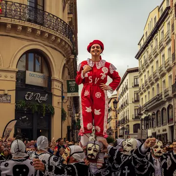 Join the festivities at Fiestas del Pilar in October in Zaragoza. Topillo/Shutterstock