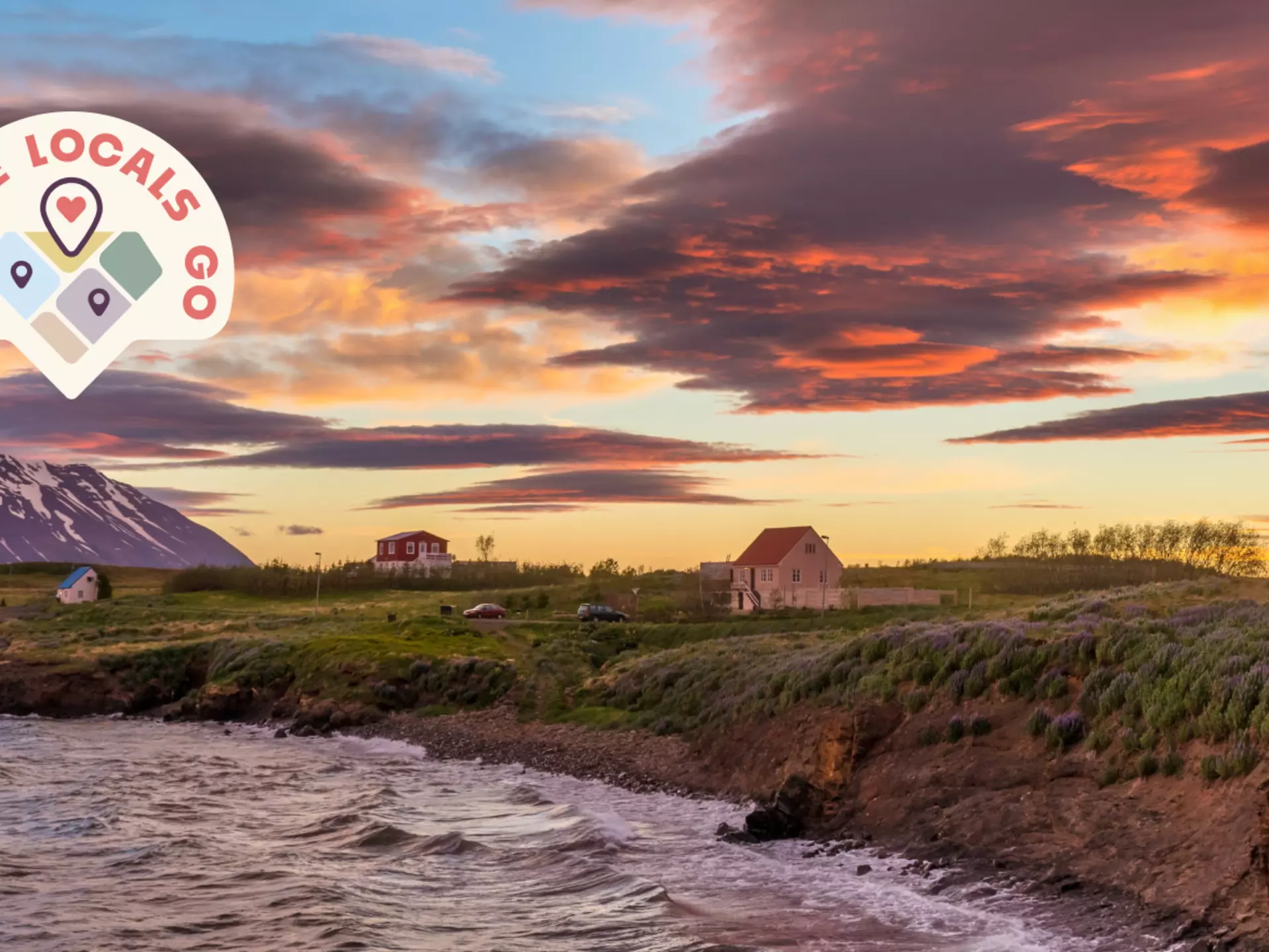 The Arctic village of Hrisey, renowned for its breathtaking sunsets, is among the cherished destinations that Icelanders love to visit © Shutterstock / Gestur Gislason