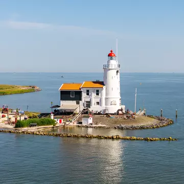 Aerial View of Marken Lighthouse (“Paard van Marken”) on IJsselmeer Coast, License Type: media, Download Time: 2025-12-12T11:40:23.000Z, User: pinkjozie64, Editorial: false, purchase_order: 65020 - Marketing or Sales - this includes sponsored articles, job: Global Publishing WIP (for books) , client: Amsterdam 14, other: Jo-anne Riddell
