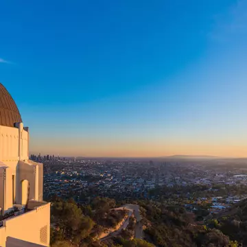 Griffith Observatory offers great views across Los Angeles. Image by Asim Bharwani / Getty