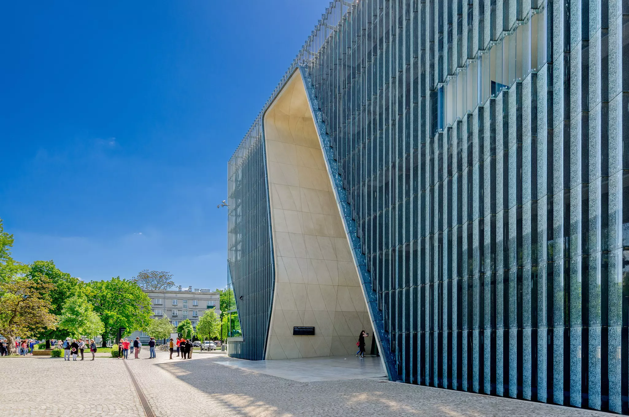 Exterior of POLIN Museum of the History of Polish Jews