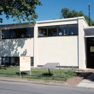 The Moses-Mendelssohn-Gesellschaft museum in Dessau, Germany.