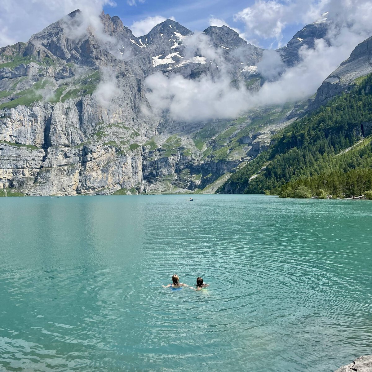 Swimming in Switzerland