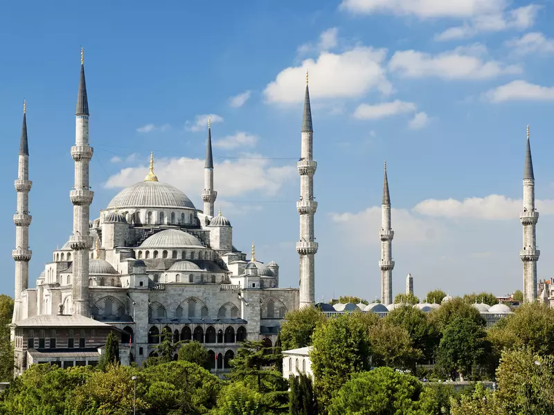 Sultan Ahmed mosque exterior in istanbul turkey
ahmed, architecture, attraction, blue, building, exterior, horizontal, islam, islamic, istanbul, landmark, landscape, minaret, mosque, muslim, religious, scenic, sultan, tourist, turkey, turkish, view