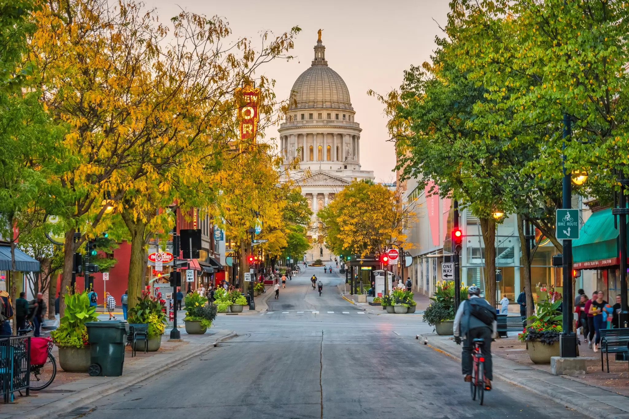 Downtown Madison. benedek/Getty Images