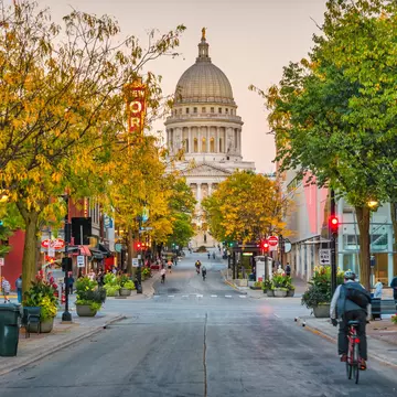 Downtown Madison Wisconsin USA