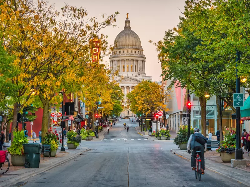 Wisconsin State Capitol in Madison. benedek/Getty Images
