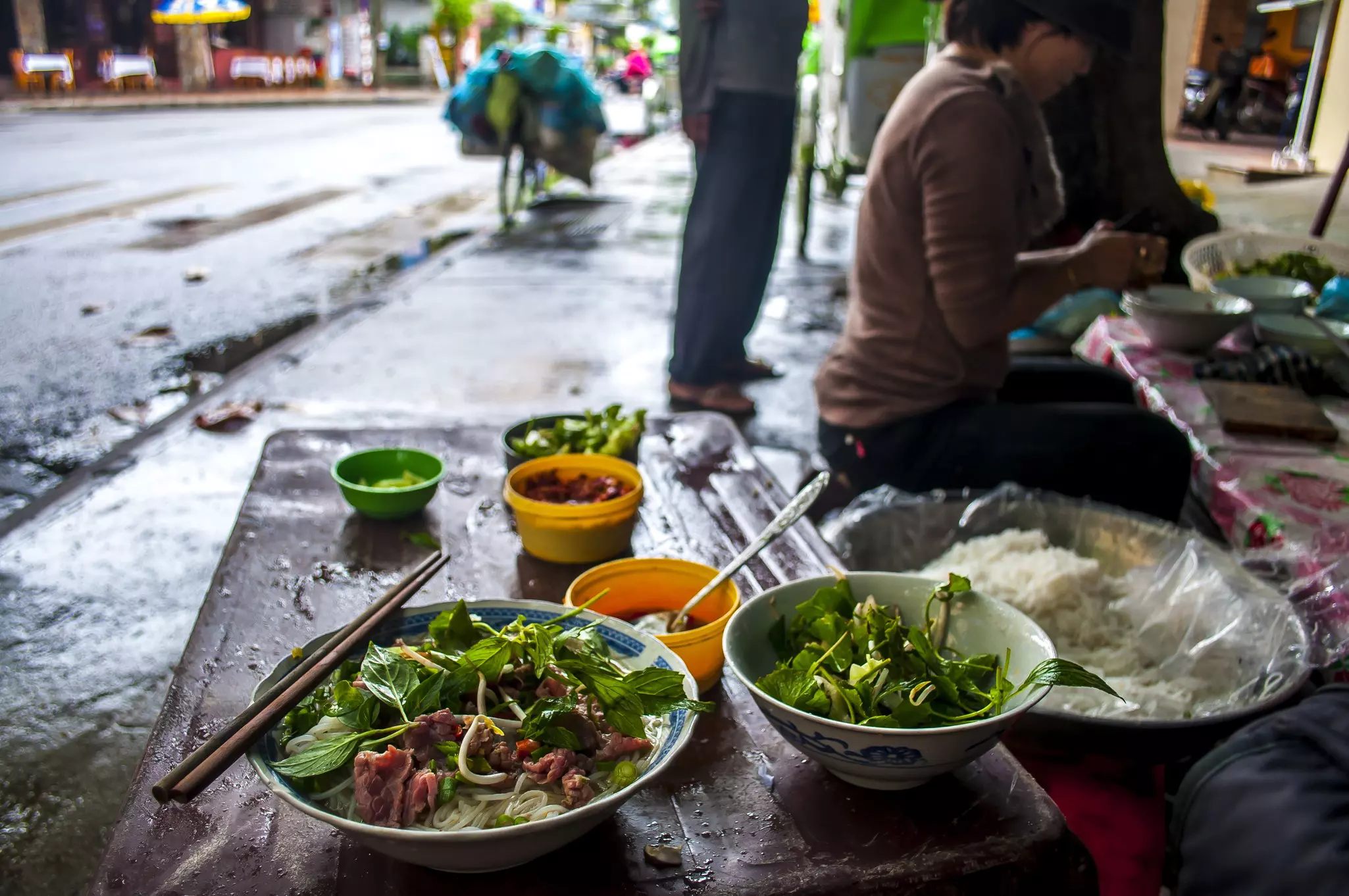 Hanoi street food. JNEZAM/Shutterstock