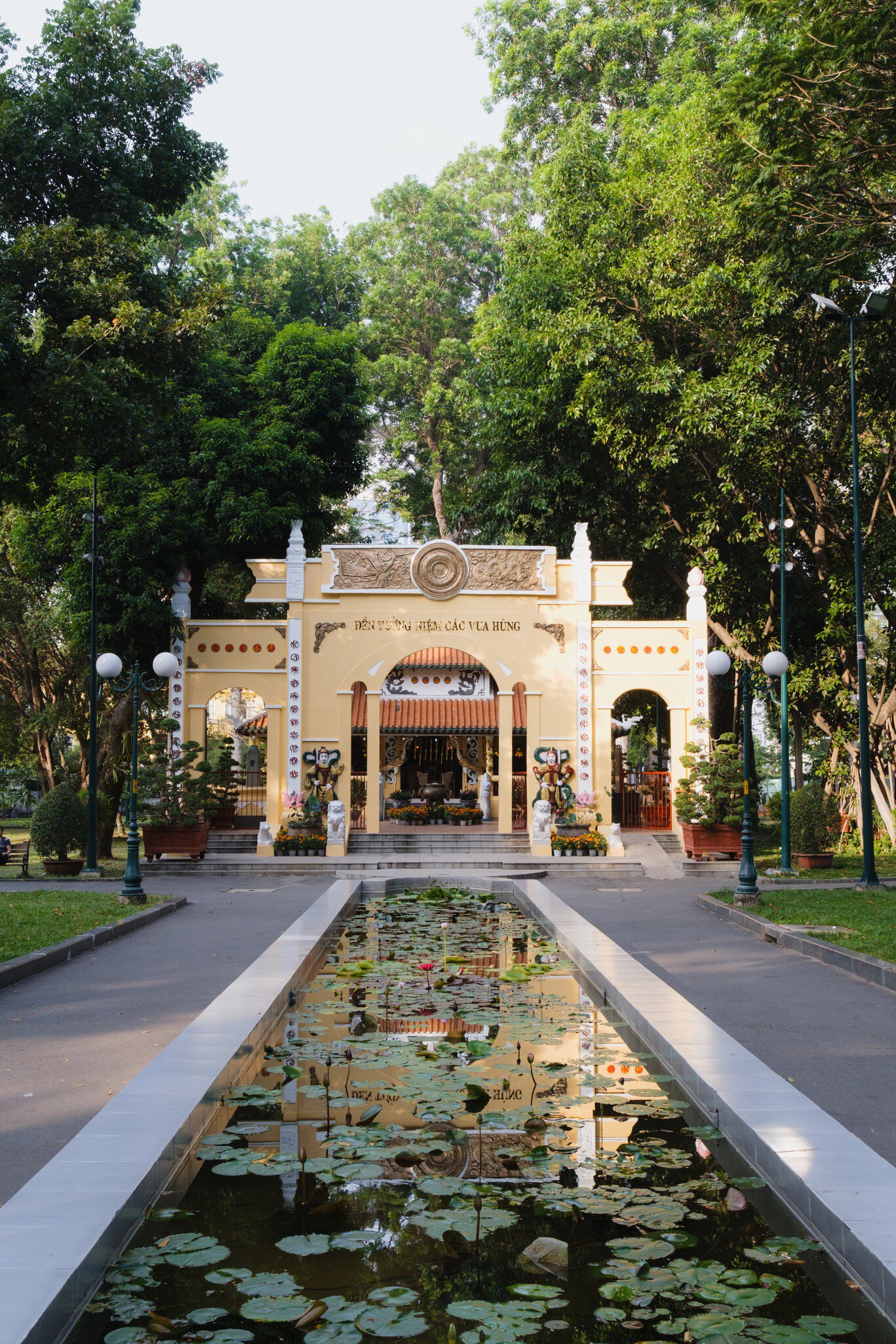 Scenes around Tao Dan Park in Ho Chi Minh City.