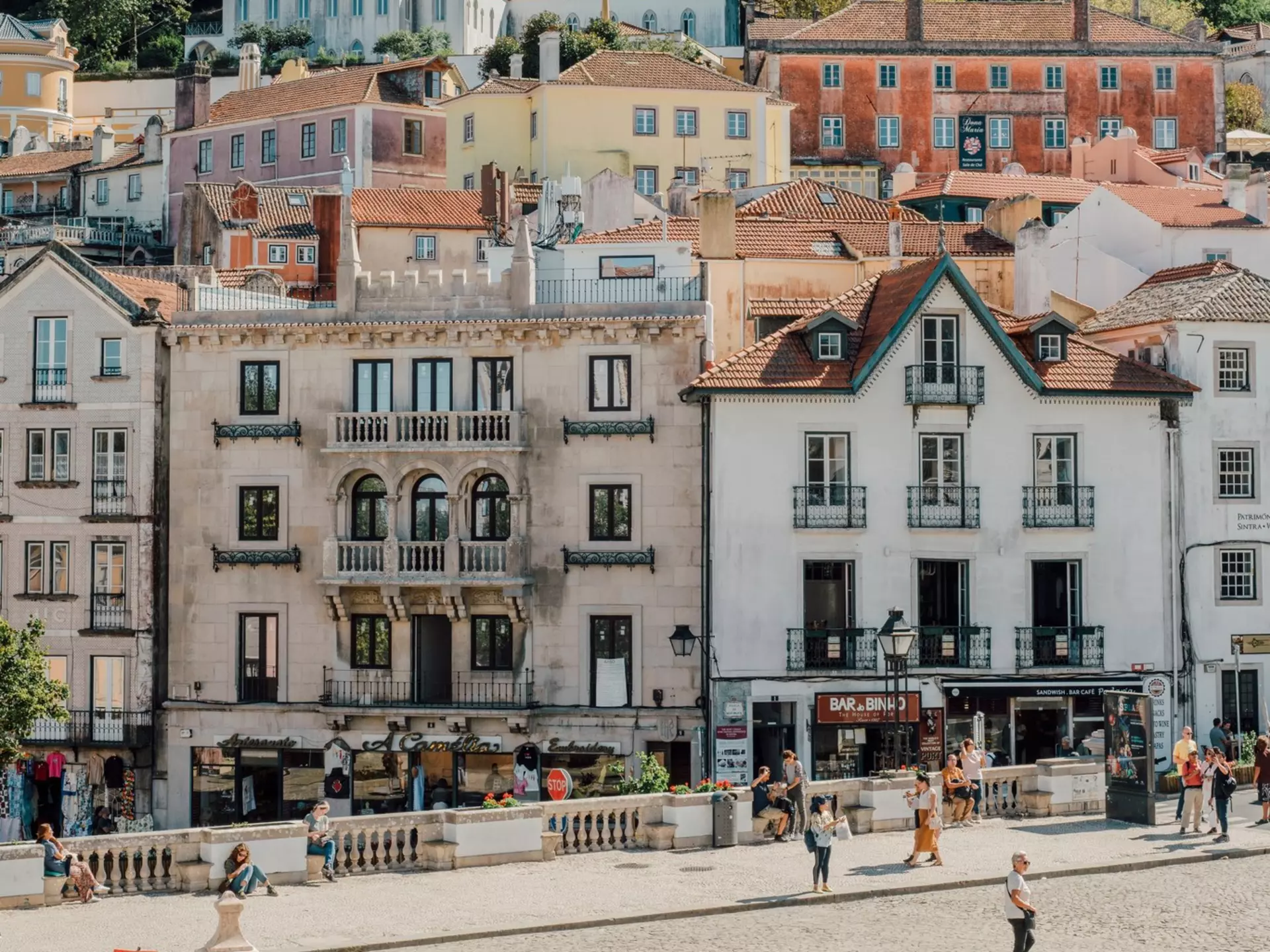 Lisbon, Portugal - 25 September 2022: View from Sintra National Palace entrance in Sintra, Lisbon, License Type: media, Download Time: 2026-05-11T16:22:40.000Z, User: rhylton_redventures, Editorial: true, purchase_order: 65050 - Digital Destinations and Articles, job: Lonely Planet, client: wip, other: Rhianydd Hylton