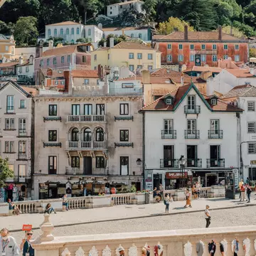 Lisbon, Portugal - 25 September 2022: View from Sintra National Palace entrance in Sintra, Lisbon, License Type: media, Download Time: 2026-05-11T16:22:40.000Z, User: rhylton_redventures, Editorial: true, purchase_order: 65050 - Digital Destinations and Articles, job: Lonely Planet, client: wip, other: Rhianydd Hylton