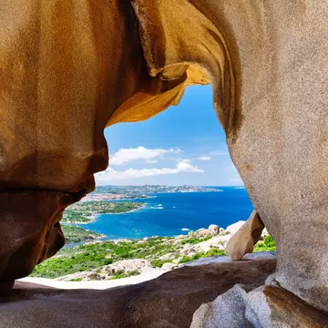 View To Palau From Capo D'orso